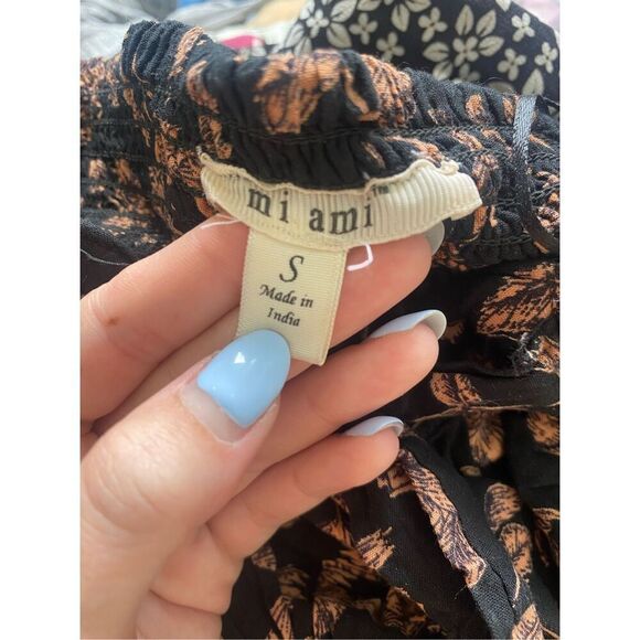 Francesca’s mi ami floral wide leg pants size s - Picture 8 of 9